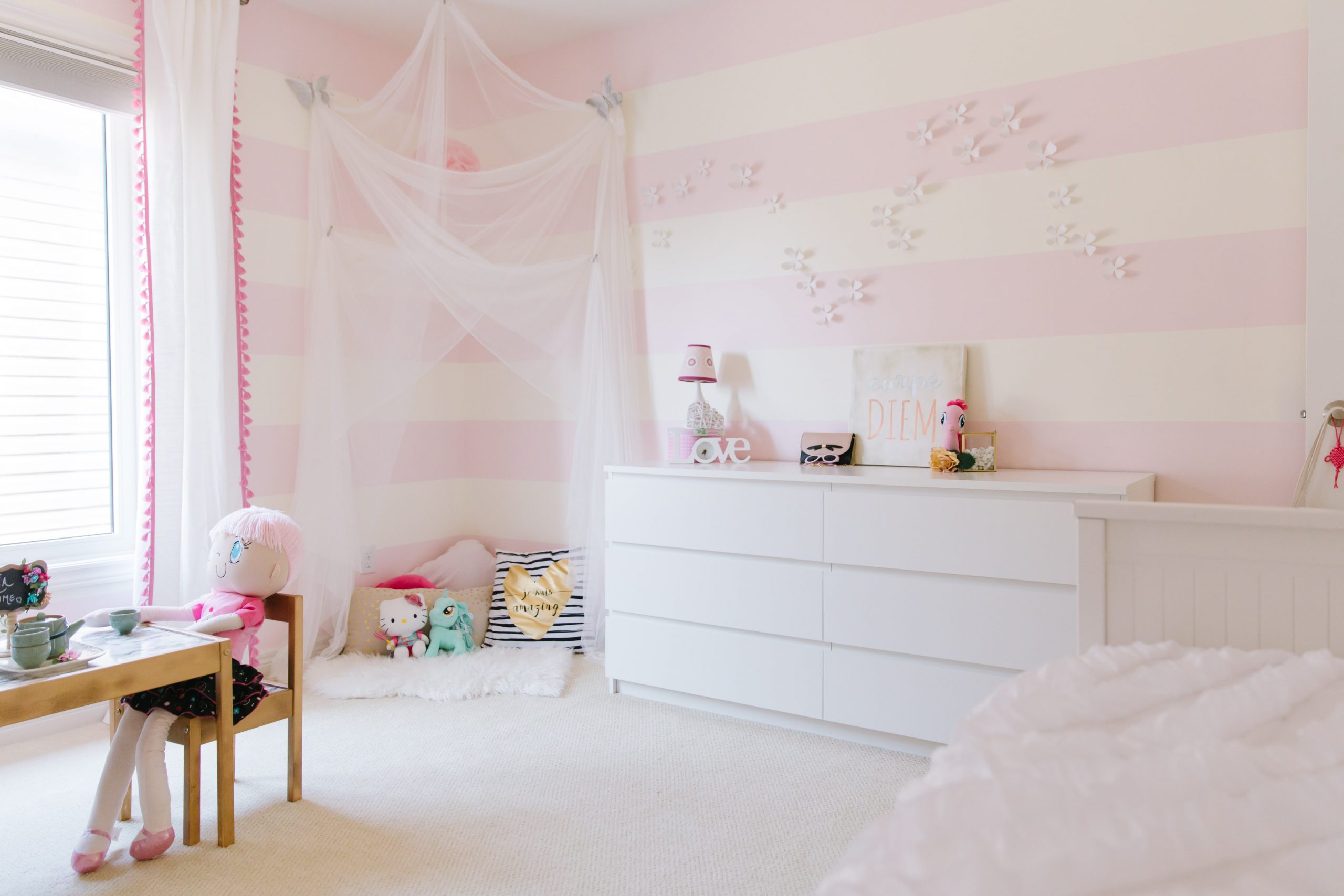 Sweet Dreams girls bedroom design project
